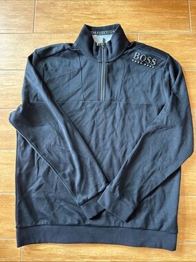 Hugo Boss Black Quarter-Zip Lightweight Jacket